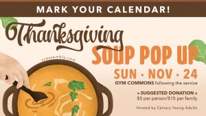 Thanksgiving Soup Pop Up